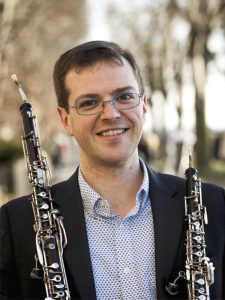 Portrait of oboe/English hornist Jason Smoller