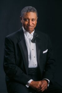 Portrait photograph of bass-baritone Mark S. Doss.