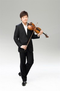 Portrait of violinist Siwoo Kim